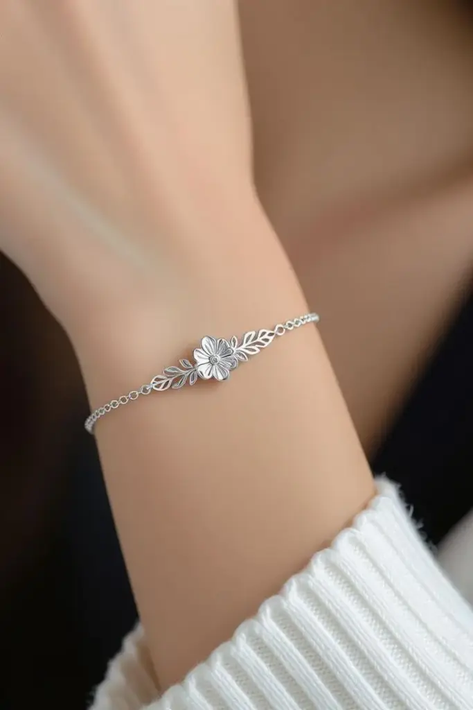 Delicate silver jewellery in Perinthalmanna